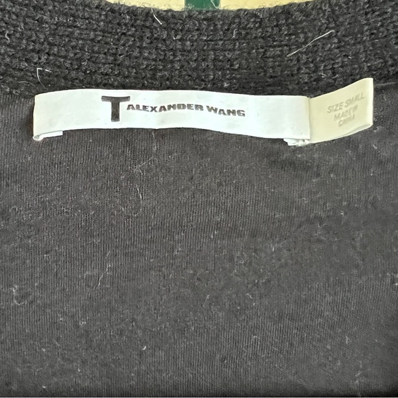T by Alexander Wang Raw Edge Cardigan - Picture 3 of 5